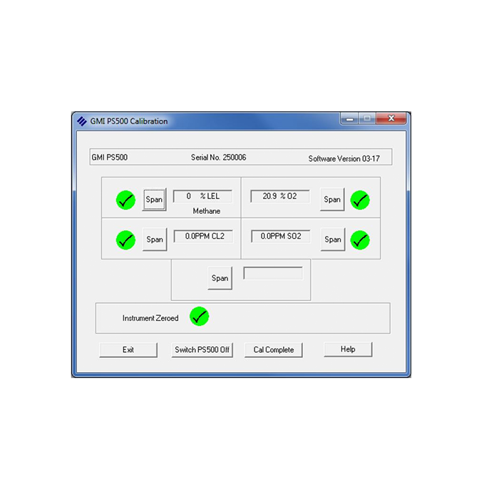 PS500 Calibration Package
