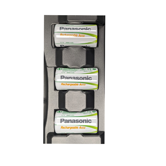 GT-Fire Panasonic Rechargeable Batteries (pack of 3)