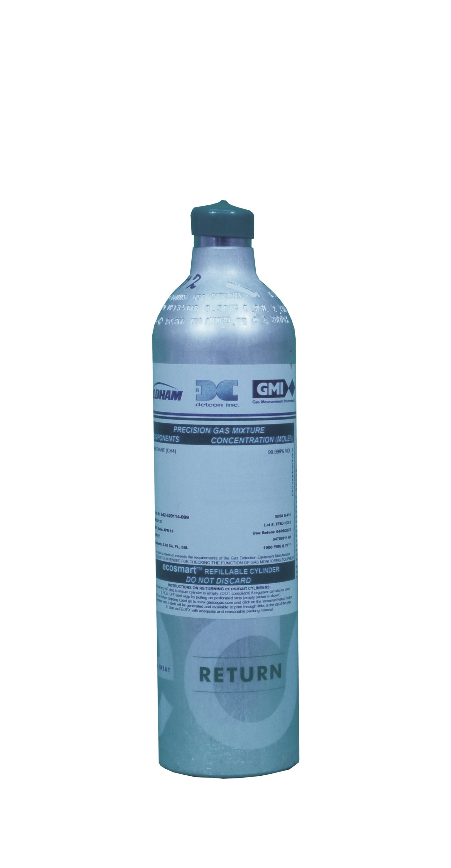 Carbon Monoxide (CO) Calibration Gas Cylinder
