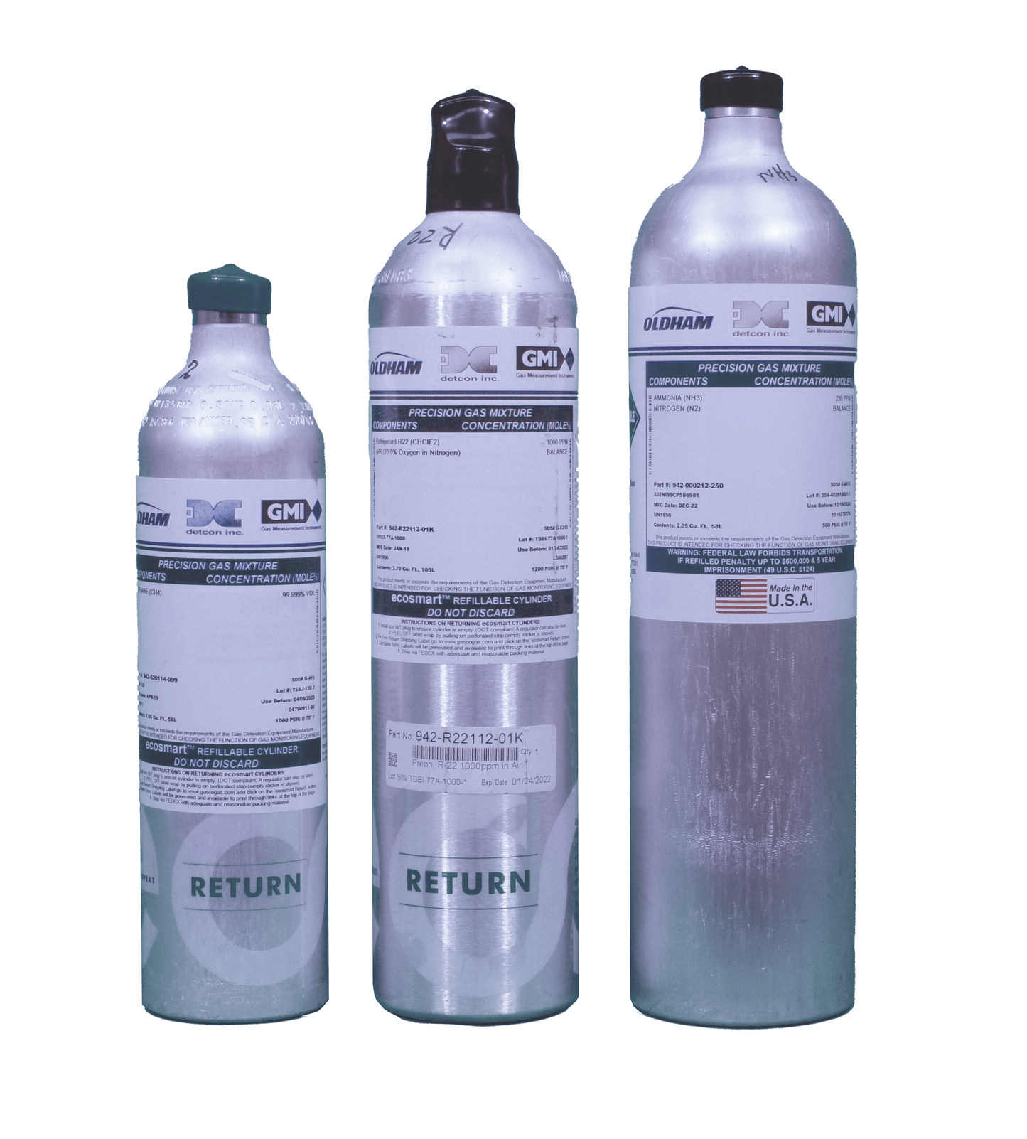 Isobutylene (C4H8) Calibration Gas Cylinder